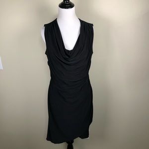 Cowl Neck Stretchy Tahari Dress